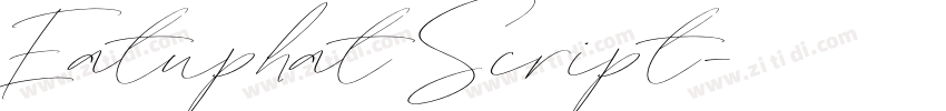 Eatuphat Script字体转换